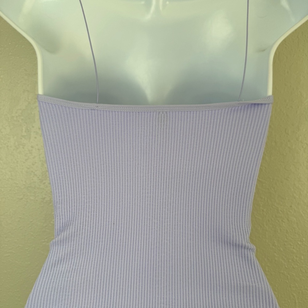 Urban Outfitters Out from Under lavender purple ribbed bungee bodysuit M - Picture 7 of 10
